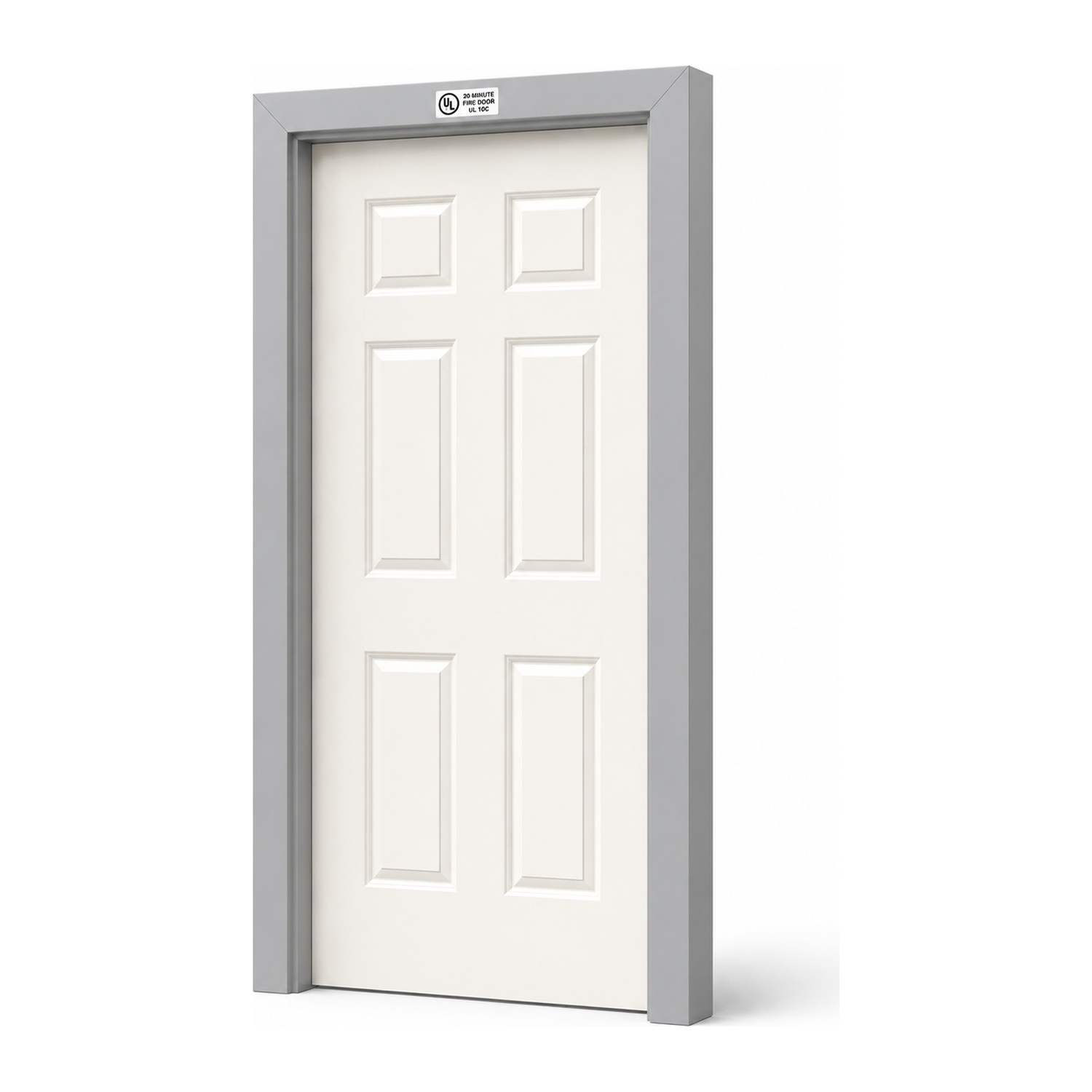 6-Panel Fire-Rated Door