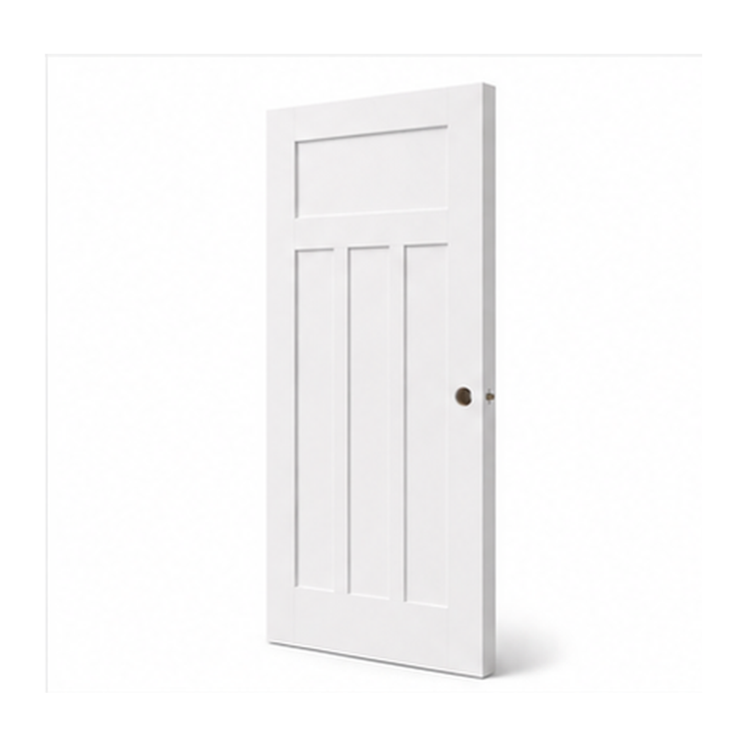 3-Panel Craftsman Interior Door